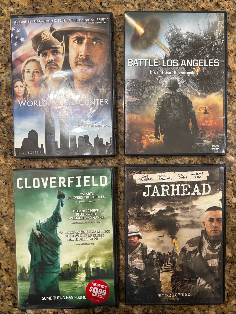 Various DVD Movie Collection Bundle-4 Movies